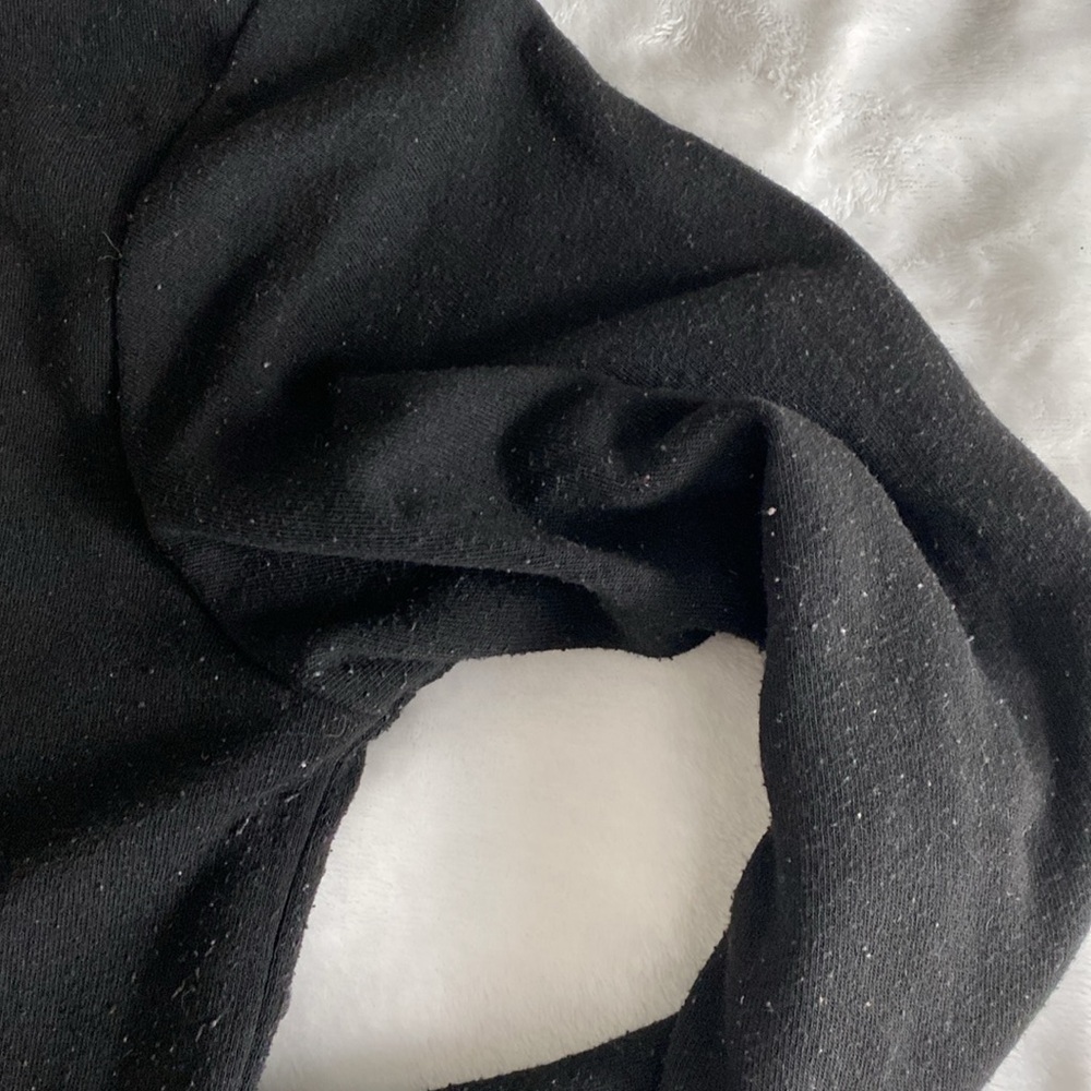Black “Weekend Lover” full body zipper fleece hoodie - Picture 7 of 17